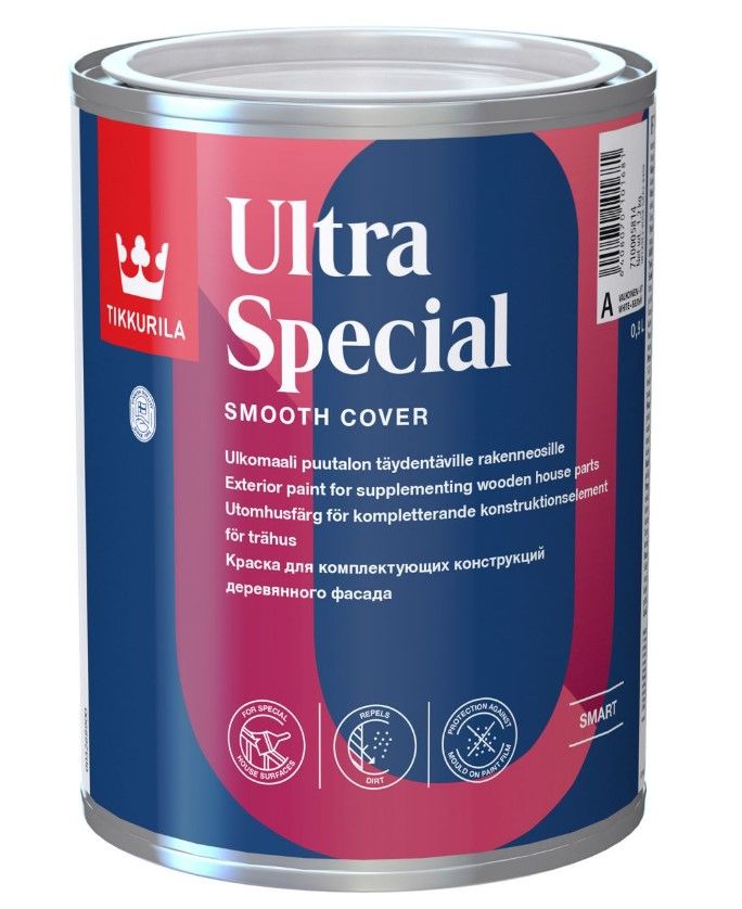 Tikkurila Ultra Special Akrilāta Krāsa Ārdarbiem Daļēji Matēta A