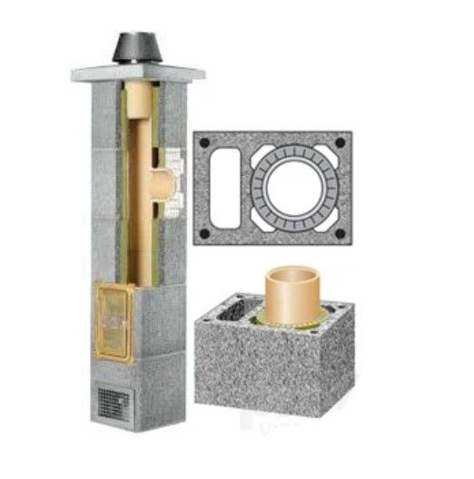 SCHIEDEL dūmvads ventilācija 140mm 9m
