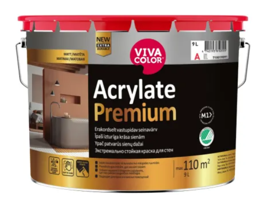 VIVACOLOR Acrylate Premium Krāsa Iekšdarbiem