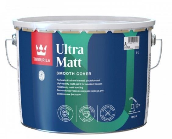 TIKKURILA Ultra Matt Koka Fasādes Krāsa, Matēta