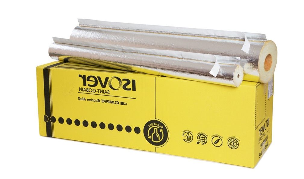 ISOVER Climpipe Section Alu2 cauruļu izolācijas čaulas 20mm
