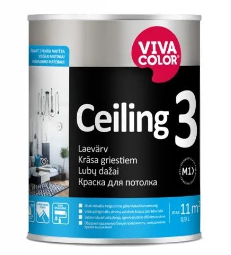 VIVACOLOR Ceiling 3 AP Krāsa Griestiem Pilnīgi Matēta