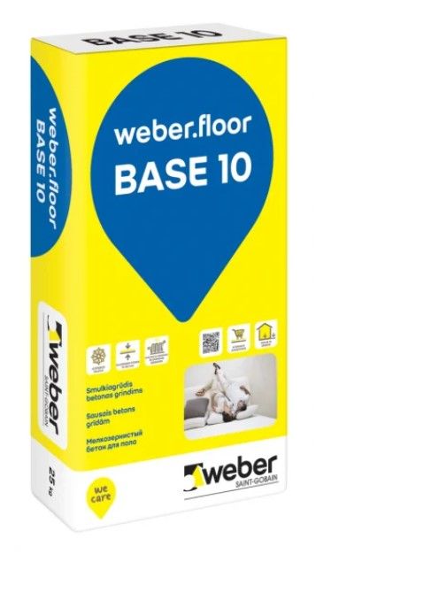 WEBER Floor Base 10 Sausais Betons Grīdām