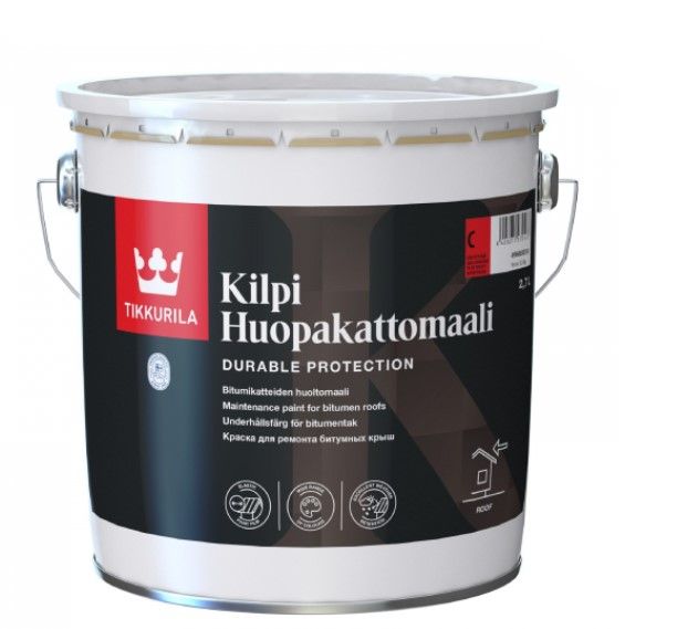 Tikkurila Kilpi Huopakattomaali Krāsa Jumtu Remontkrāsošanai