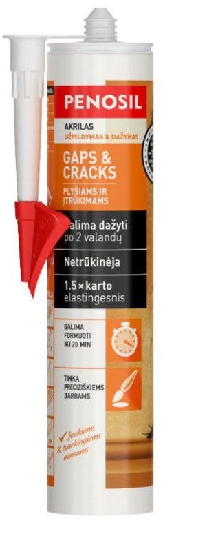 PENOSIL Gaps&Cracks Akrila Krāsojamais Hermētiķis, Balts