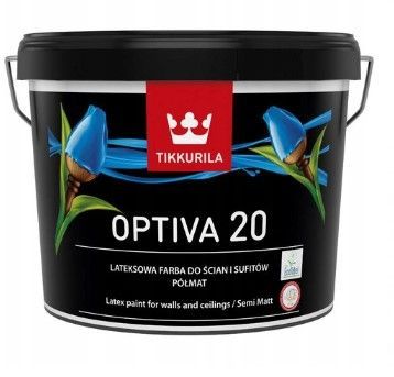Tikkurila Optiva 20 Krāsa Sienām Pusmatēta A Bāze