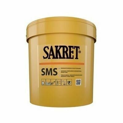 SAKRET SMS B Gatavais Dekoratīvais Silikona-Silikāta Apmetums