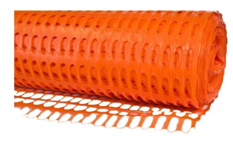Nožogojuma Aizsargsiets No Plastmasas, 1.8x50m, 90m2, Oranžs | Bazaars.lv