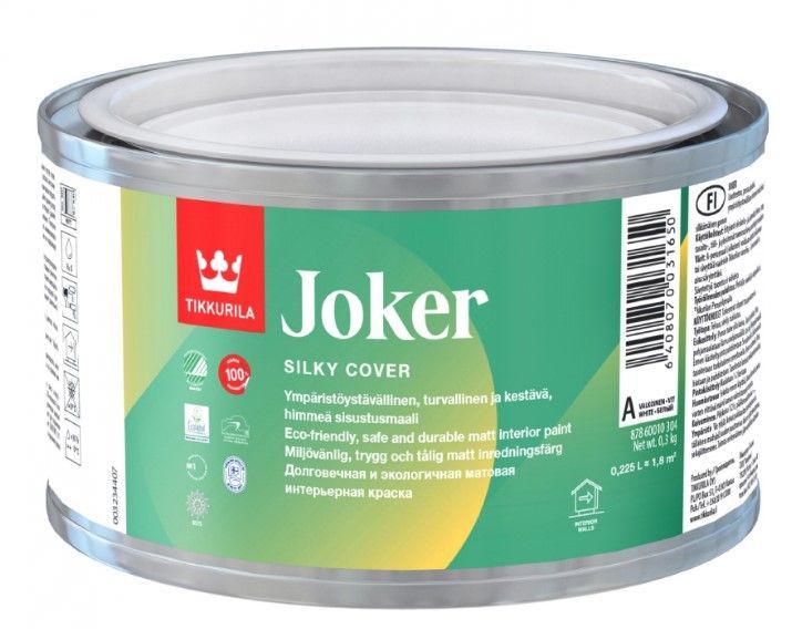 Tikkurila Joker Krāsa Sienām Un Griestiem A Bāze
