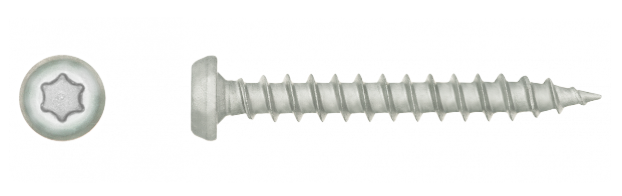 RAWLPLUG R-WW-T – Skrūve kokam T25 Ø5,0mm cinkota
