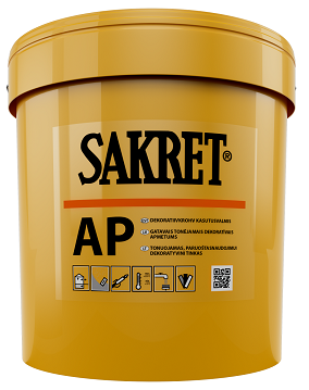 SAKRET AP Gatavais Akrila Tonējamais Dekoratīvais Apmetums