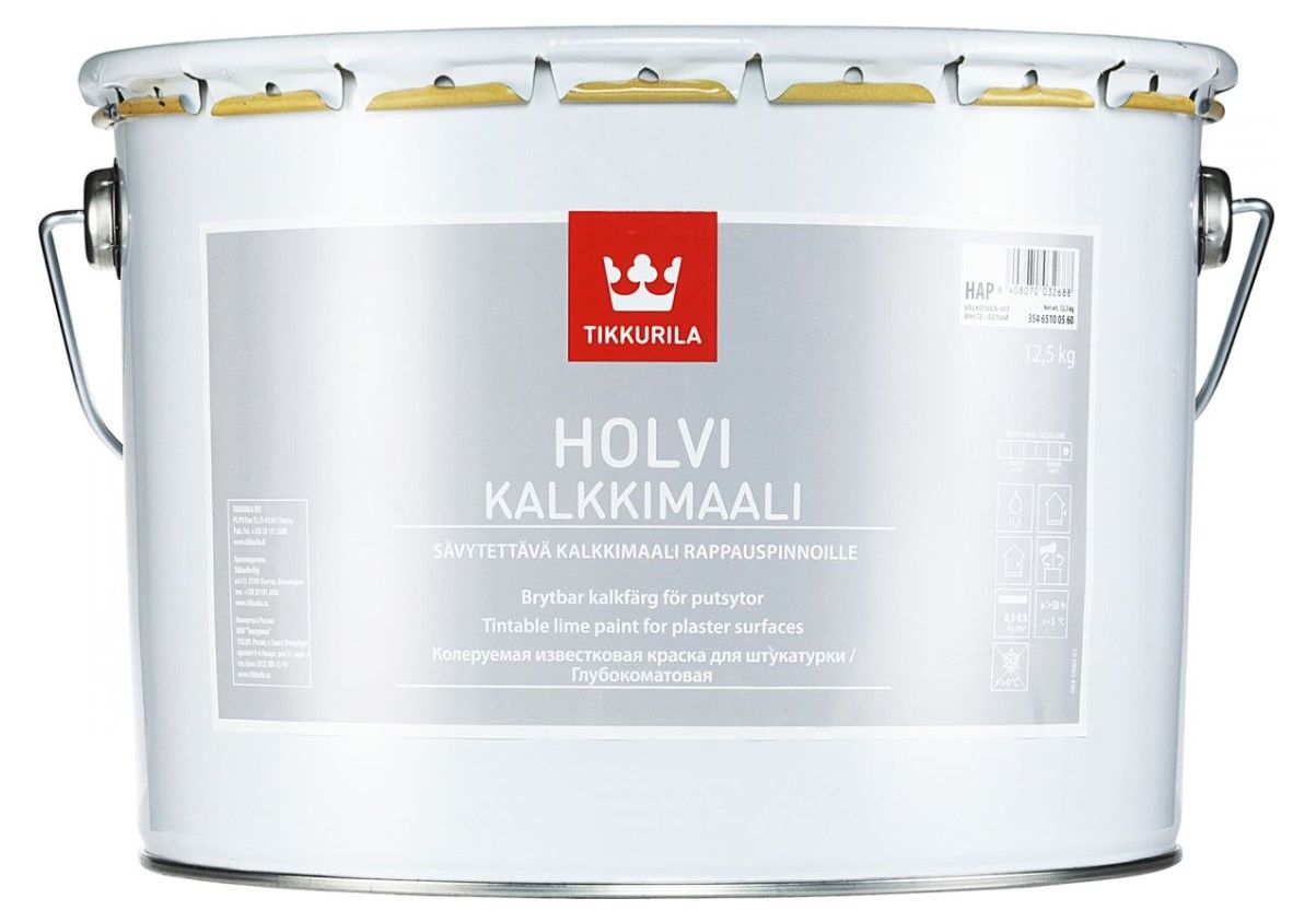 Tikkurila Holvi Kaļķa Krāsa Apmestām Virsmām