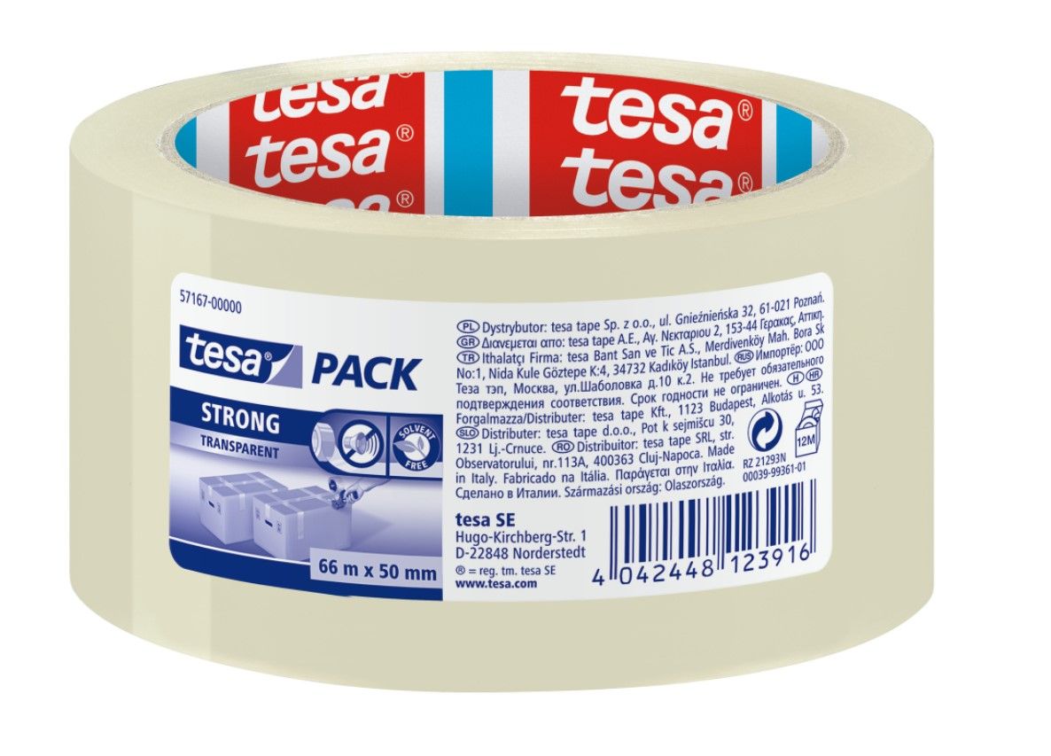 TESA Pakošanas Līmlente PP, Caurspīdīga | Bazaars.lv