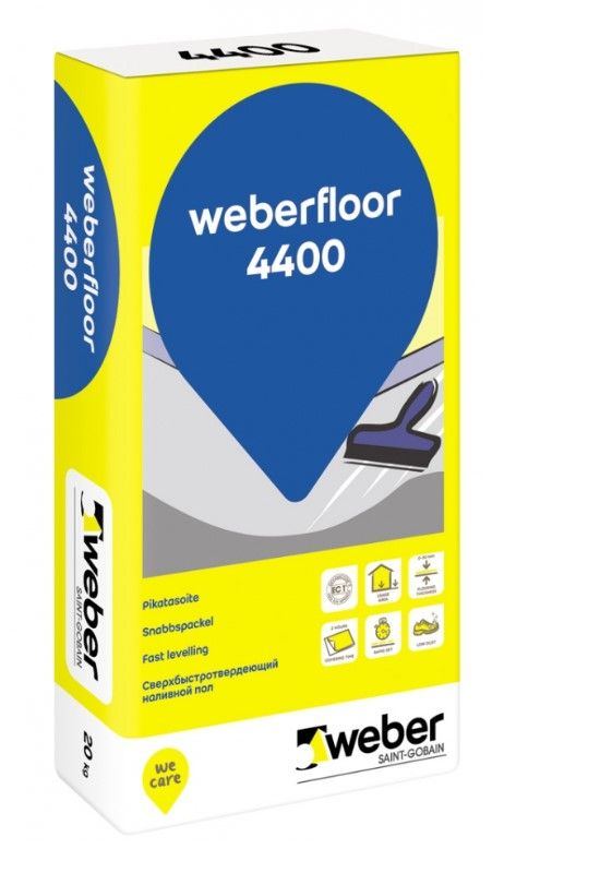 WEBER Floor 4400 (Vetonit) Grīdas Izlīdzinātājs