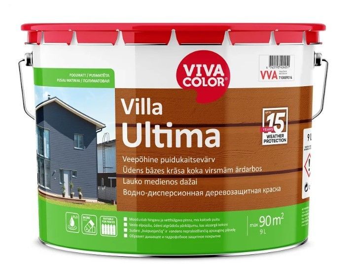 VIVACOLOR Villa Ultima Ūdens Bāzes Aizsargkrāsa Kokam