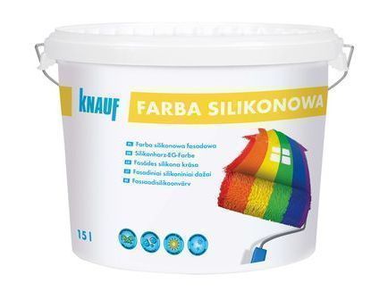 KNAUF Siliconharz EG Farbe Silikona Fasādes Krāsa