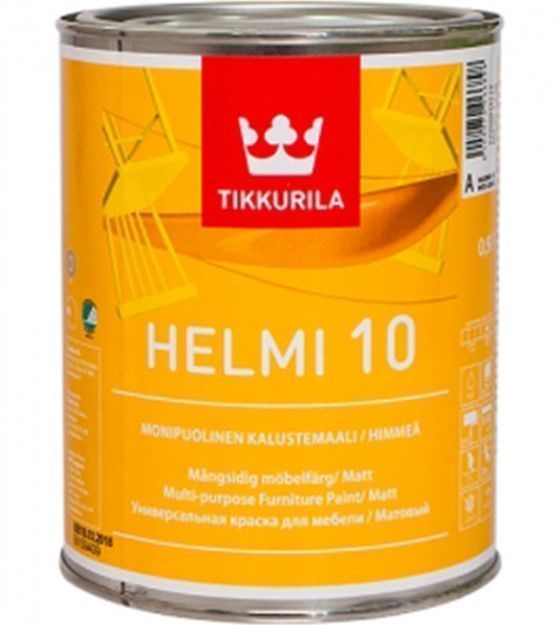 Tikkurila Helmi 10 Krāsa Mēbelēm Matēta C Bāze