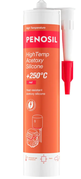 Penosil HighTemp Acetoxy 250°C Karstumizturīgs Silikons